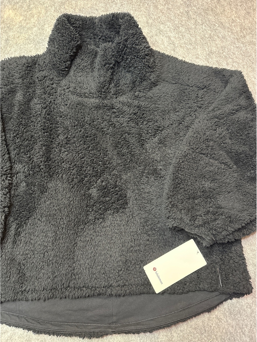 Lululemon Warm Restore Sherpa Pullover Jacket Black XL/XXL NWT Oversized Fleece⁠